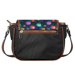 Fantastic Planets Pattern Print Saddle Bag
