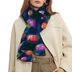Fantastic Planets Pattern Print Scarf