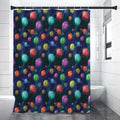 Fantastic Planets Pattern Print Shower Curtain