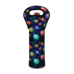 Fantastic Planets Pattern Print Single Neoprene Wine Tote