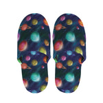Fantastic Planets Pattern Print Slippers