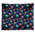 Fantastic Planets Pattern Print Tapestry