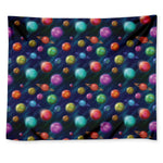 Fantastic Planets Pattern Print Tapestry