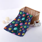 Fantastic Planets Pattern Print Towel