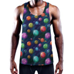 Fantastic Planets Pattern Print Training Tank Top