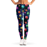 Fantastic Planets Pattern Print Women's Leggings