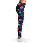 Fantastic Planets Pattern Print Women's Leggings