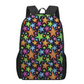 Fantastic Star Pattern Print 17 Inch Backpack