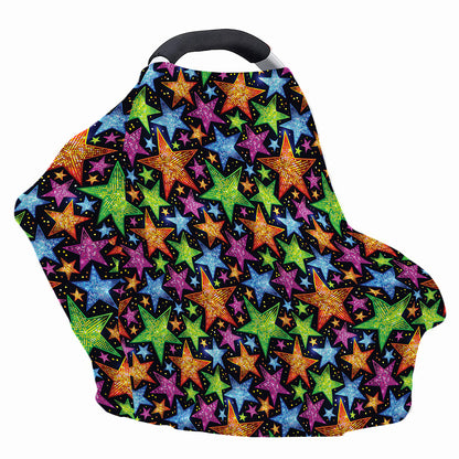 Fantastic Star Pattern Print Baby Seat Cover