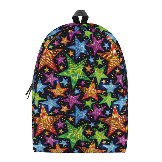 Fantastic Star Pattern Print Backpack