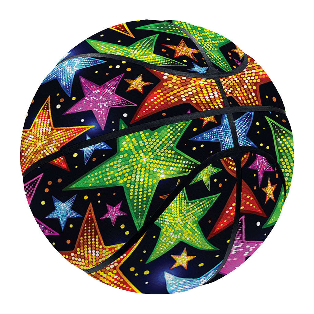 Fantastic Star Pattern Print Basketball