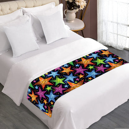 Fantastic Star Pattern Print Bed Runner
