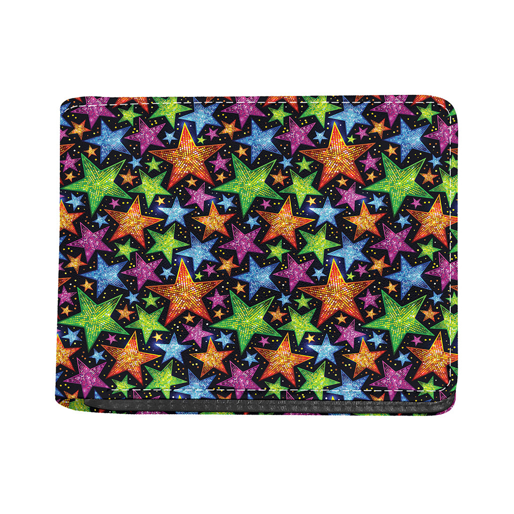 Fantastic Star Pattern Print Bifold Wallet