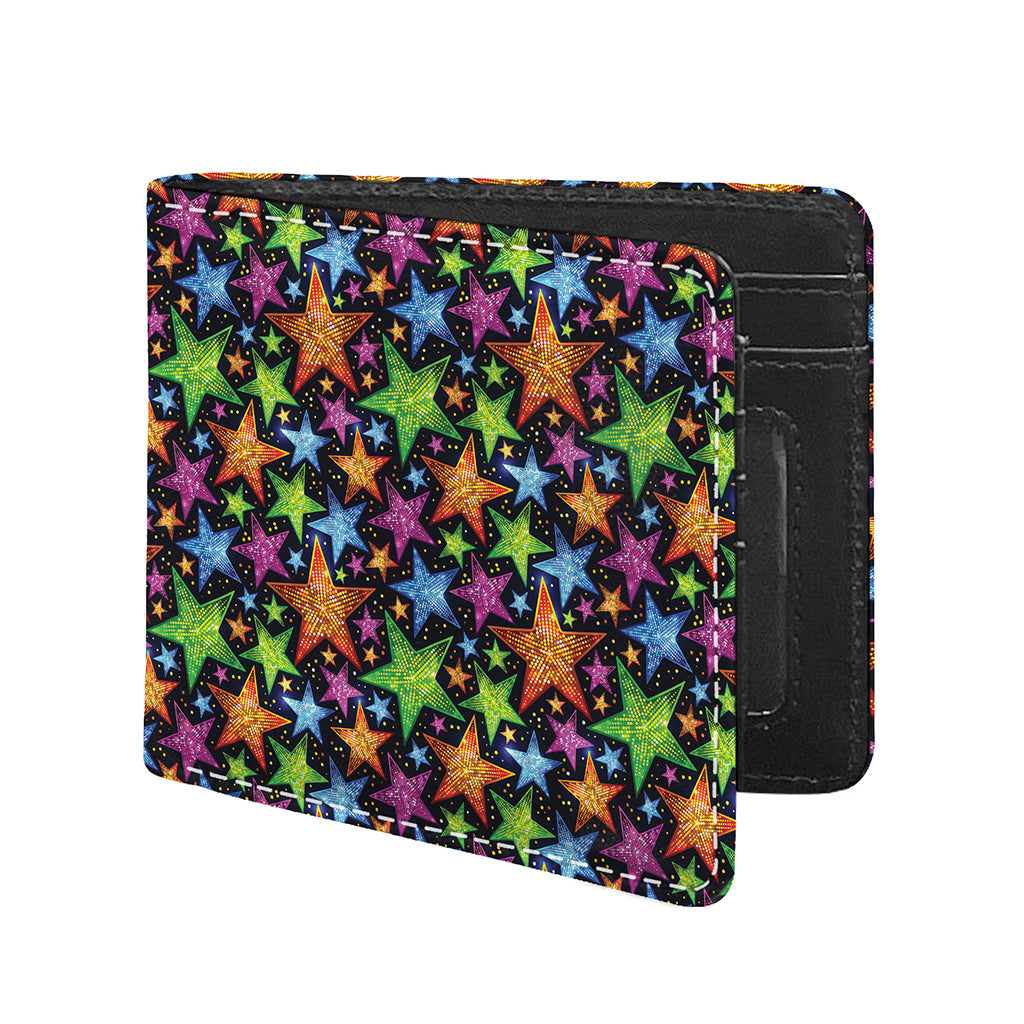 Fantastic Star Pattern Print Bifold Wallet
