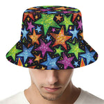 Fantastic Star Pattern Print Bucket Hat