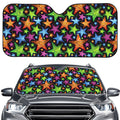 Fantastic Star Pattern Print Car Windshield Sun Shade