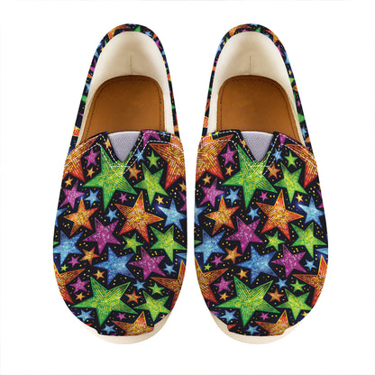 Fantastic Star Pattern Print Casual Shoes