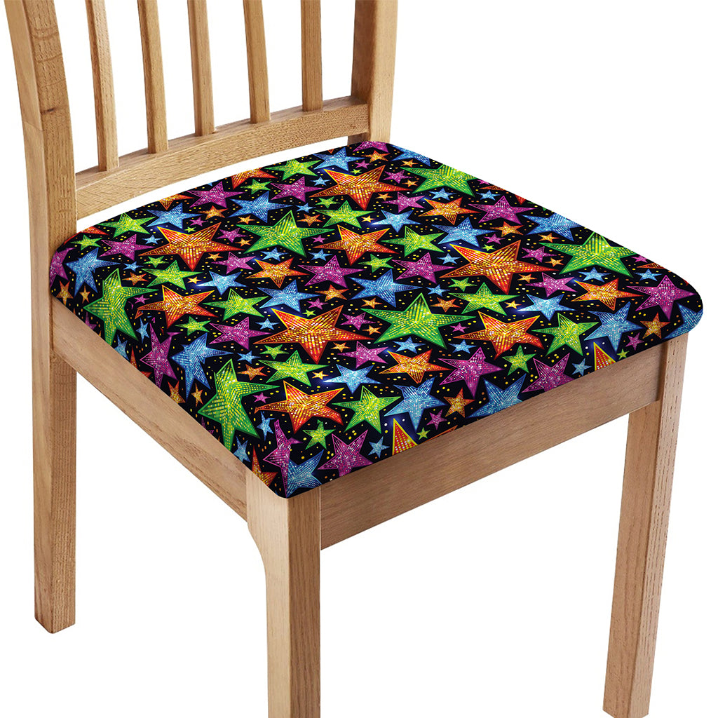 Fantastic Star Pattern Print Chair Cushion Cover