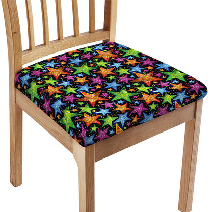 Fantastic Star Pattern Print Chair Cushion Cover
