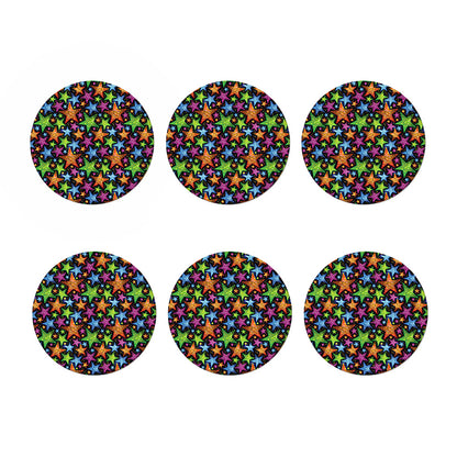 Fantastic Star Pattern Print Coaster Set