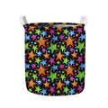 Fantastic Star Pattern Print Collapsible Laundry Basket