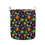 Fantastic Star Pattern Print Collapsible Laundry Basket