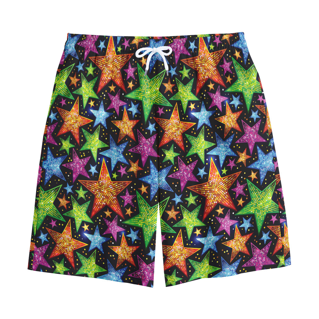Fantastic Star Pattern Print Cotton Shorts