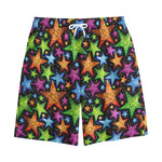 Fantastic Star Pattern Print Cotton Shorts