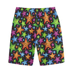 Fantastic Star Pattern Print Cotton Shorts