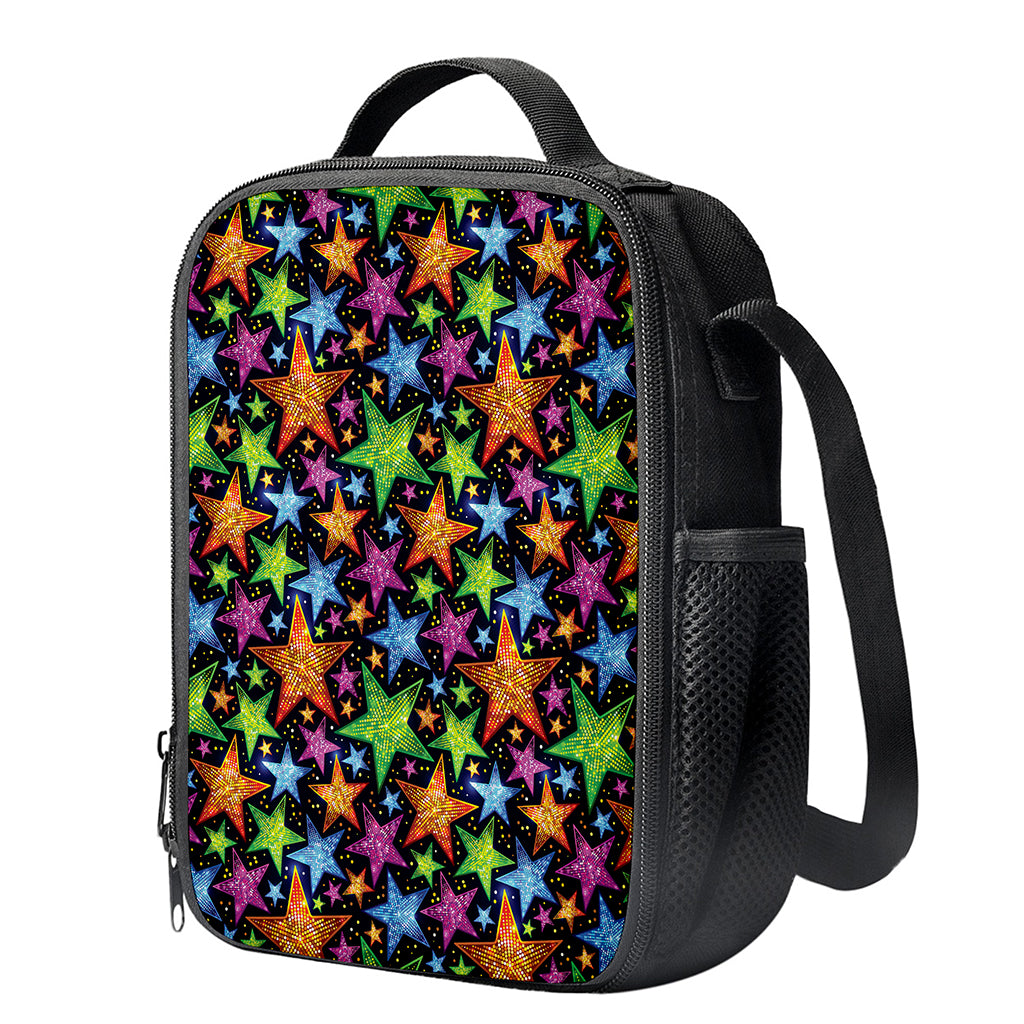Fantastic Star Pattern Print Crossbody Lunch Bag