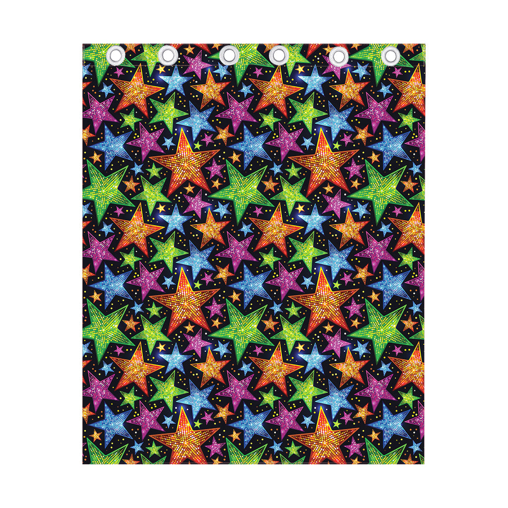 Fantastic Star Pattern Print Curtain