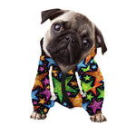 Fantastic Star Pattern Print Dog Zip Up Hoodie