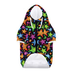 Fantastic Star Pattern Print Dog Zip Up Hoodie