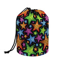 Fantastic Star Pattern Print Drawstring Makeup Bag