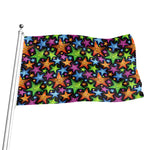 Fantastic Star Pattern Print Flag