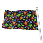 Fantastic Star Pattern Print Flag