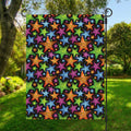 Fantastic Star Pattern Print Garden Flag