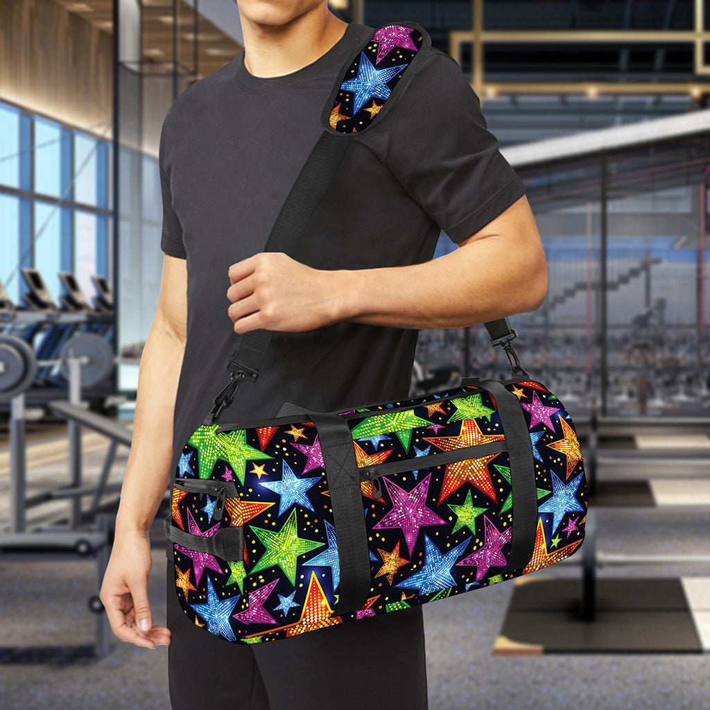 Fantastic Star Pattern Print Gym Bag