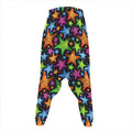 Fantastic Star Pattern Print Hammer Pants