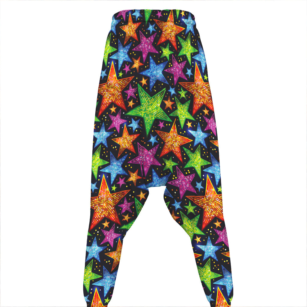 Fantastic Star Pattern Print Hammer Pants