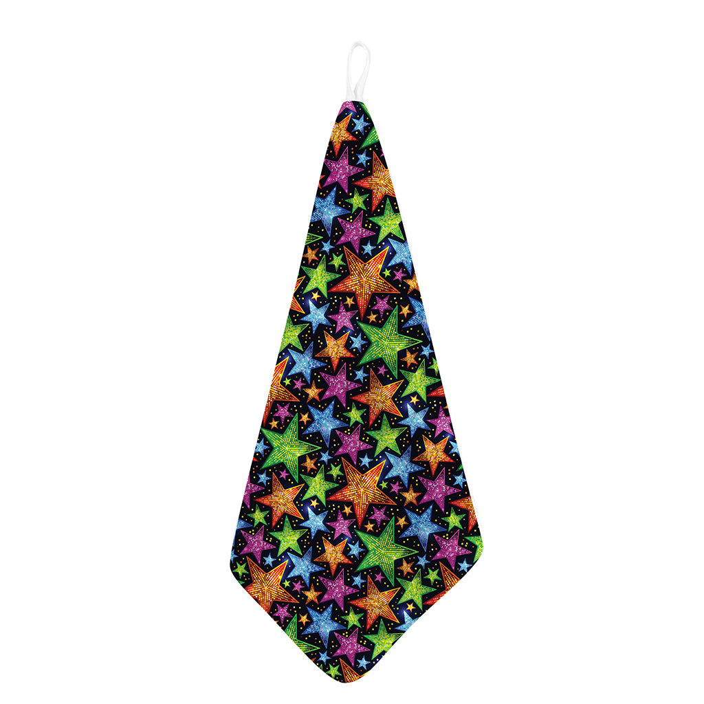Fantastic Star Pattern Print Hand Towel