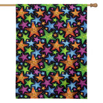 Fantastic Star Pattern Print House Flag
