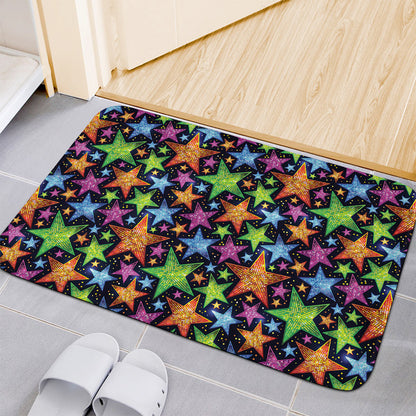 Fantastic Star Pattern Print Indoor Door Mat