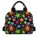 Fantastic Star Pattern Print Insulated Lunch Bag