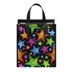 Fantastic Star Pattern Print Insulated Lunch Tote