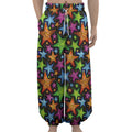 Fantastic Star Pattern Print Lantern Pants