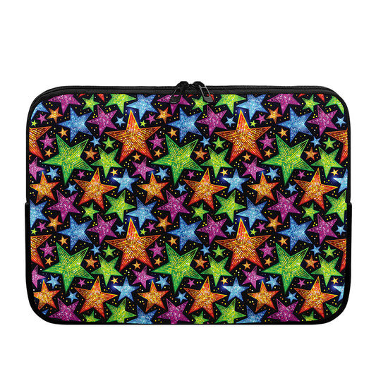 Fantastic Star Pattern Print Laptop Sleeve