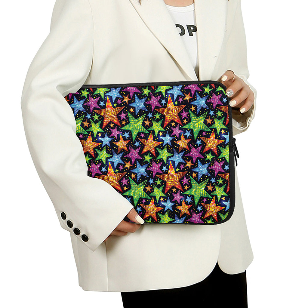 Fantastic Star Pattern Print Laptop Sleeve