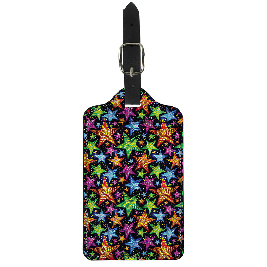 Fantastic Star Pattern Print Luggage Tag