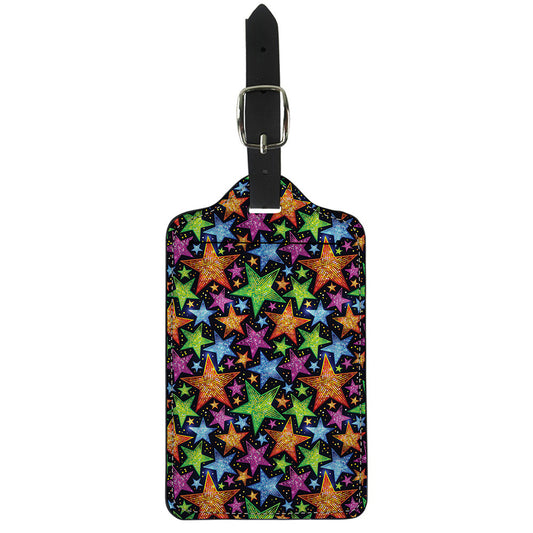 Fantastic Star Pattern Print Luggage Tag